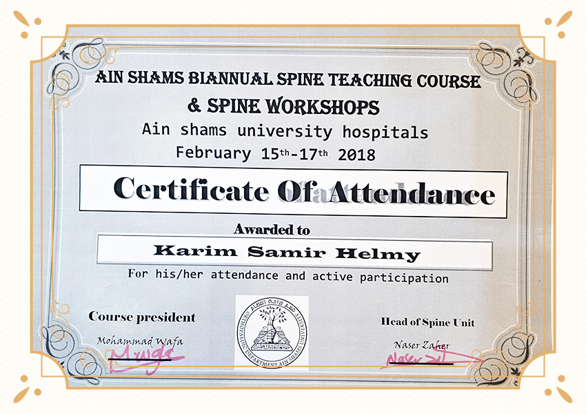 CERTIFICATES9